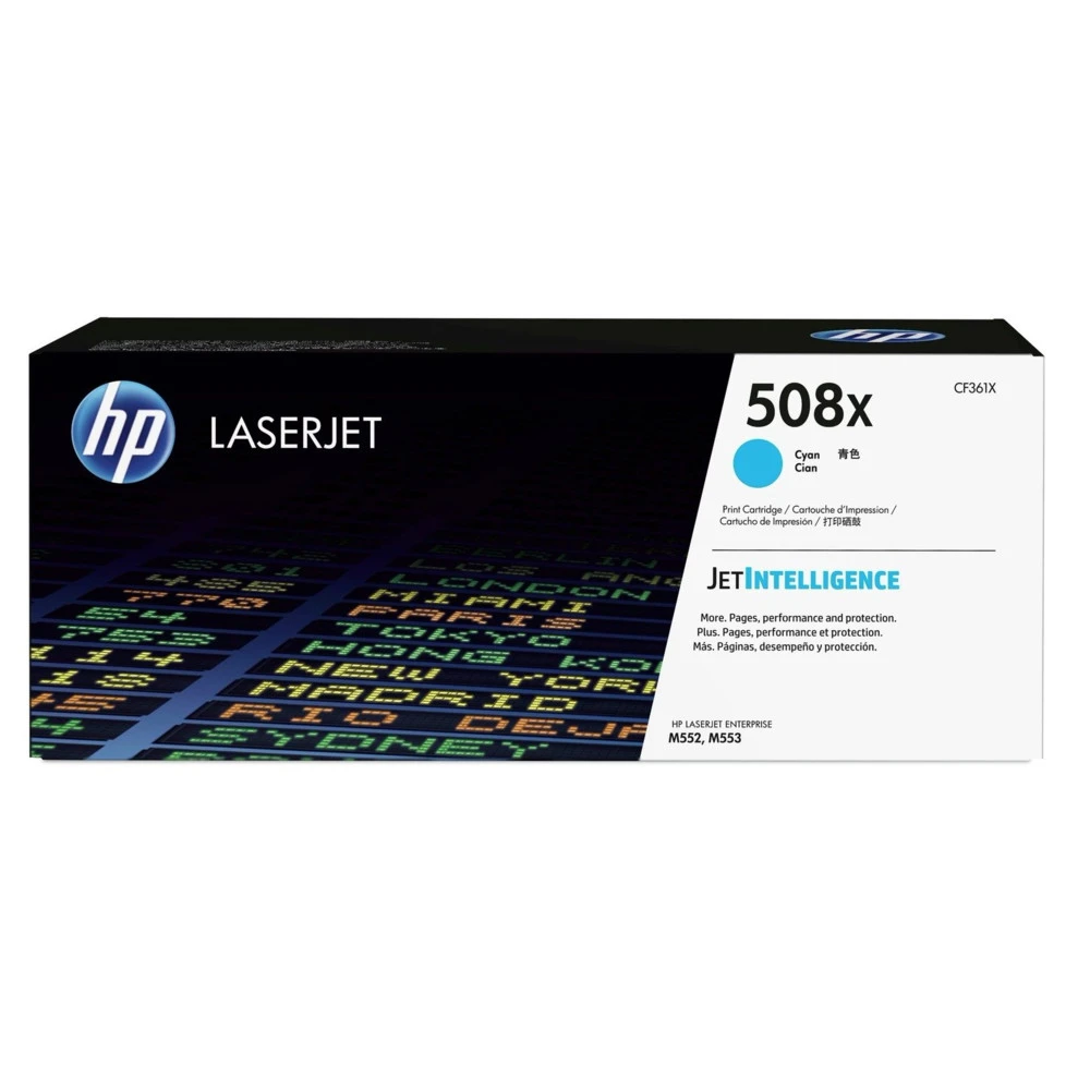 Лазерный картридж HP 508X Голубой CF361X