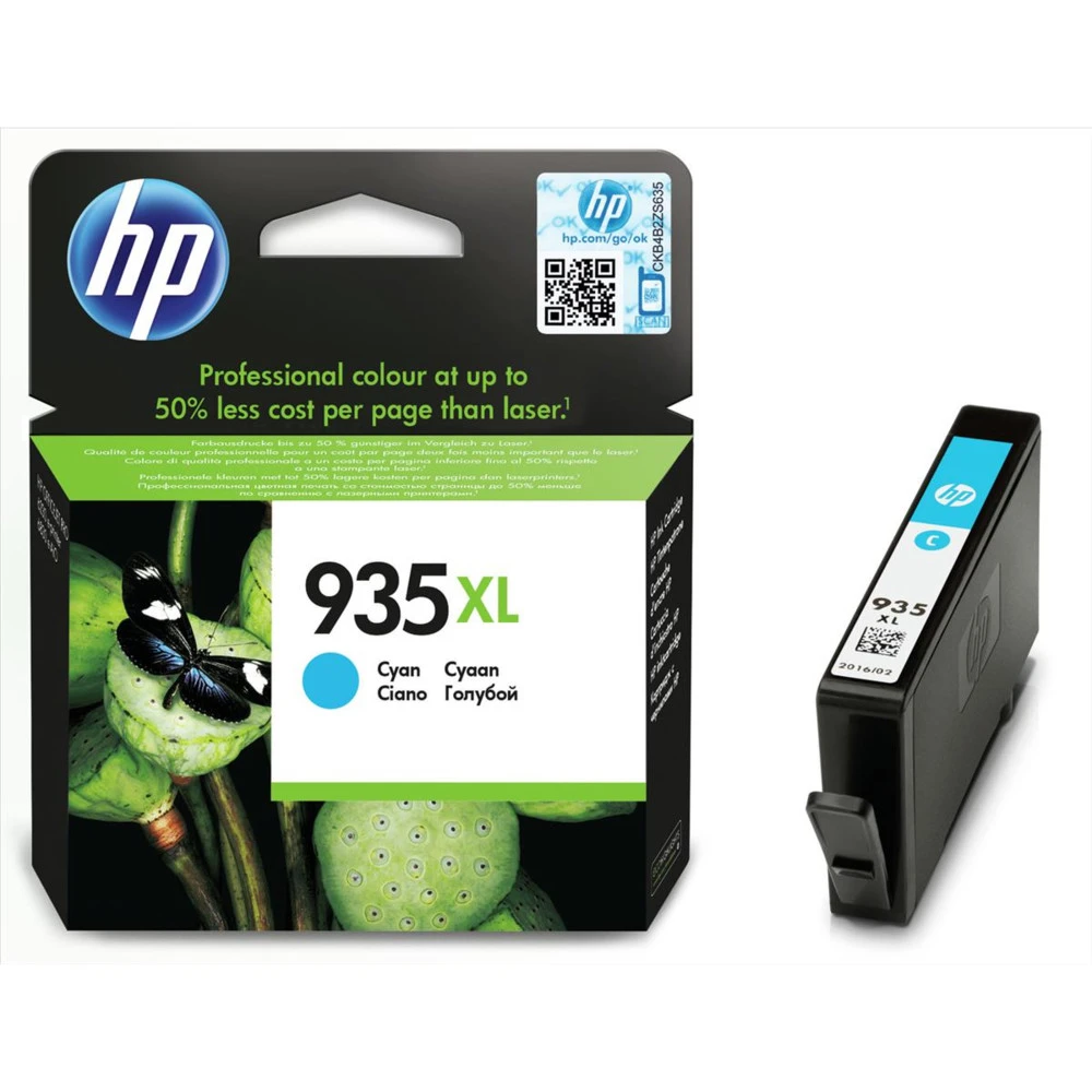 Струйный картридж HP 935XL увеличенной емкости, Голубой C2P24AE