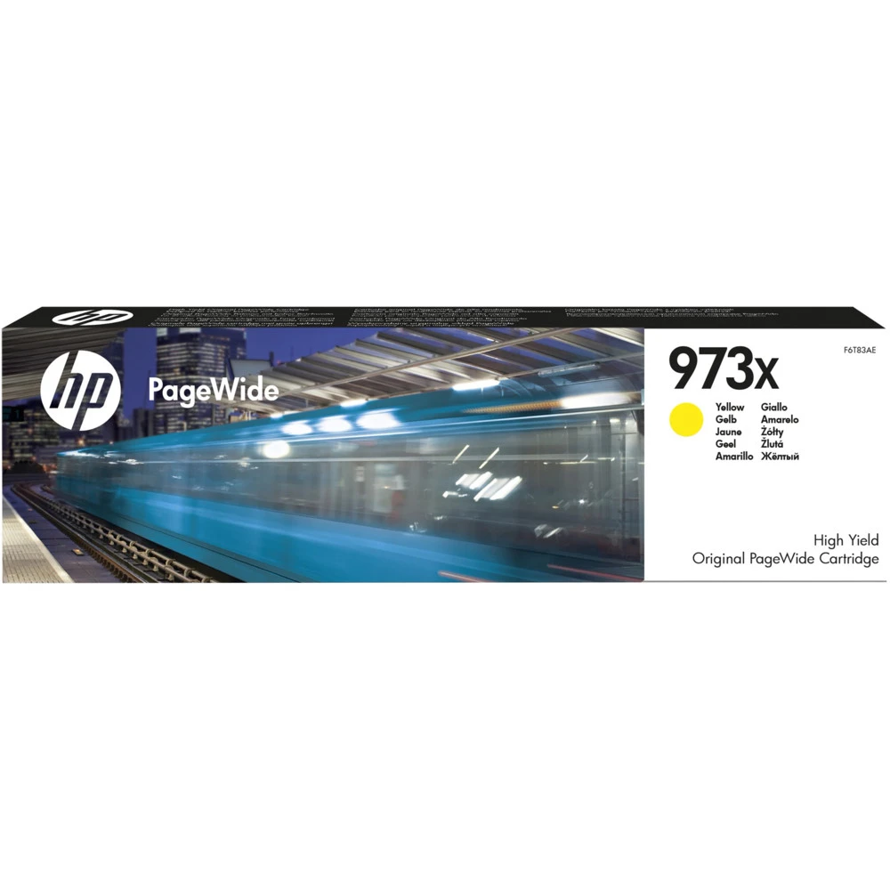 Струйный картридж HP 973X увеличенной емкости, Желтый F6T83AE