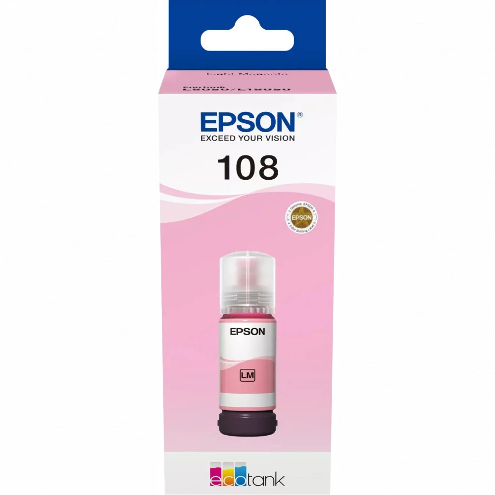 Струйный картридж Epson T09C 108 с светло-пурпурными чернилами для L8050/L18050 70 мл C13T09C64A