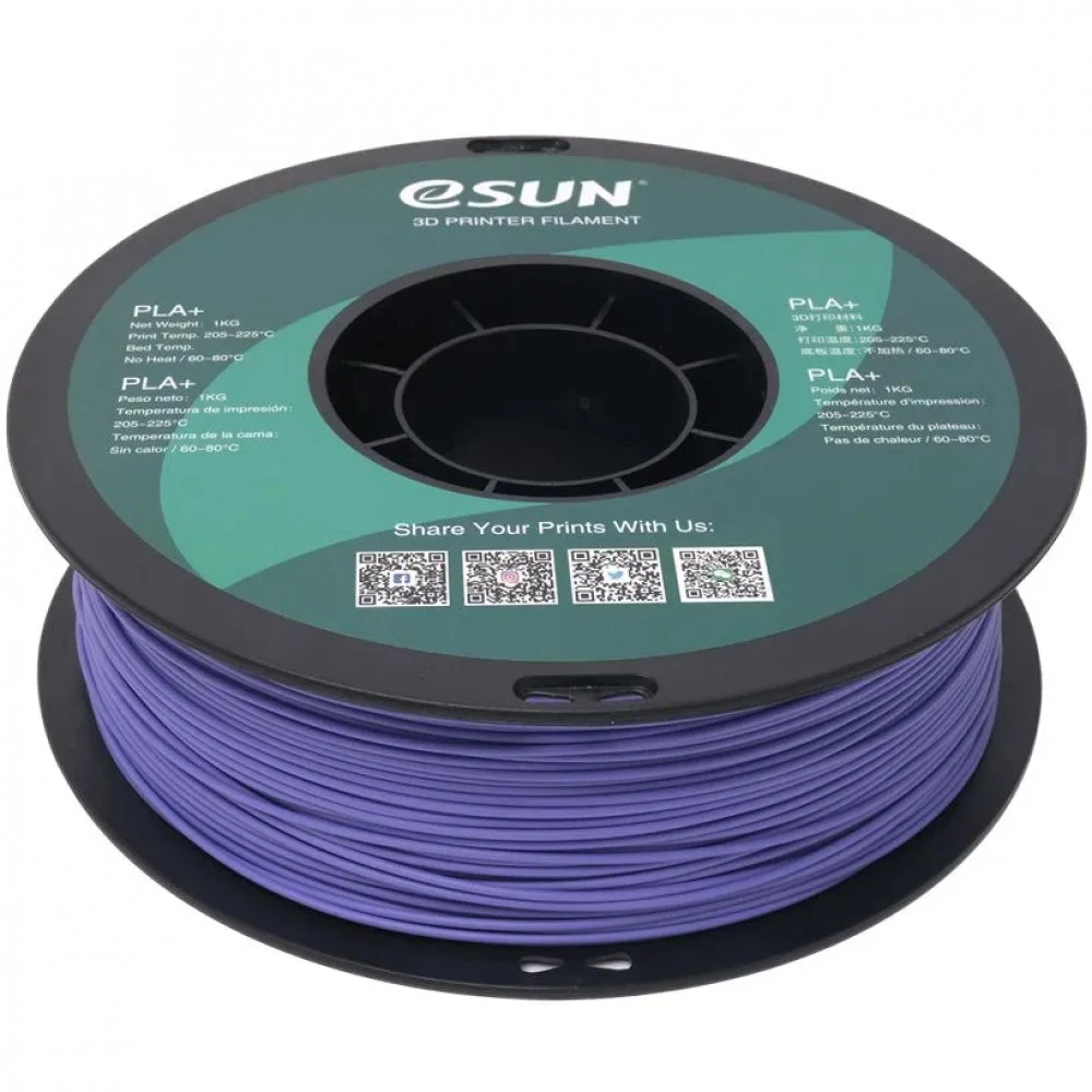 Расходный материалы для 3D-печати ESUN 3D Filament PLA+ 1.75 мм 1кг Very peri PLA+175VP1