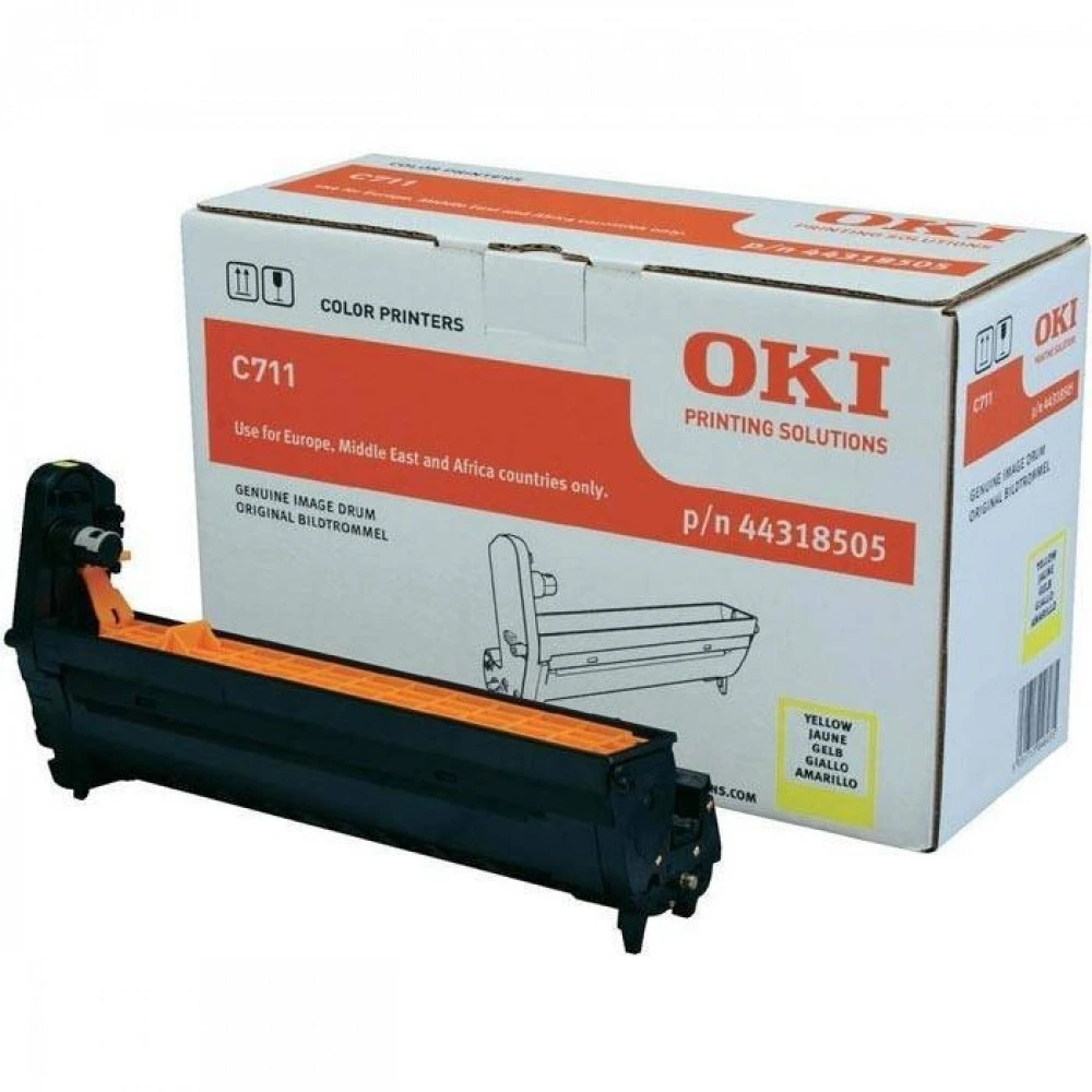 Лазерный картридж OKI Барабан желтый (20К) OKI C711 44318505
