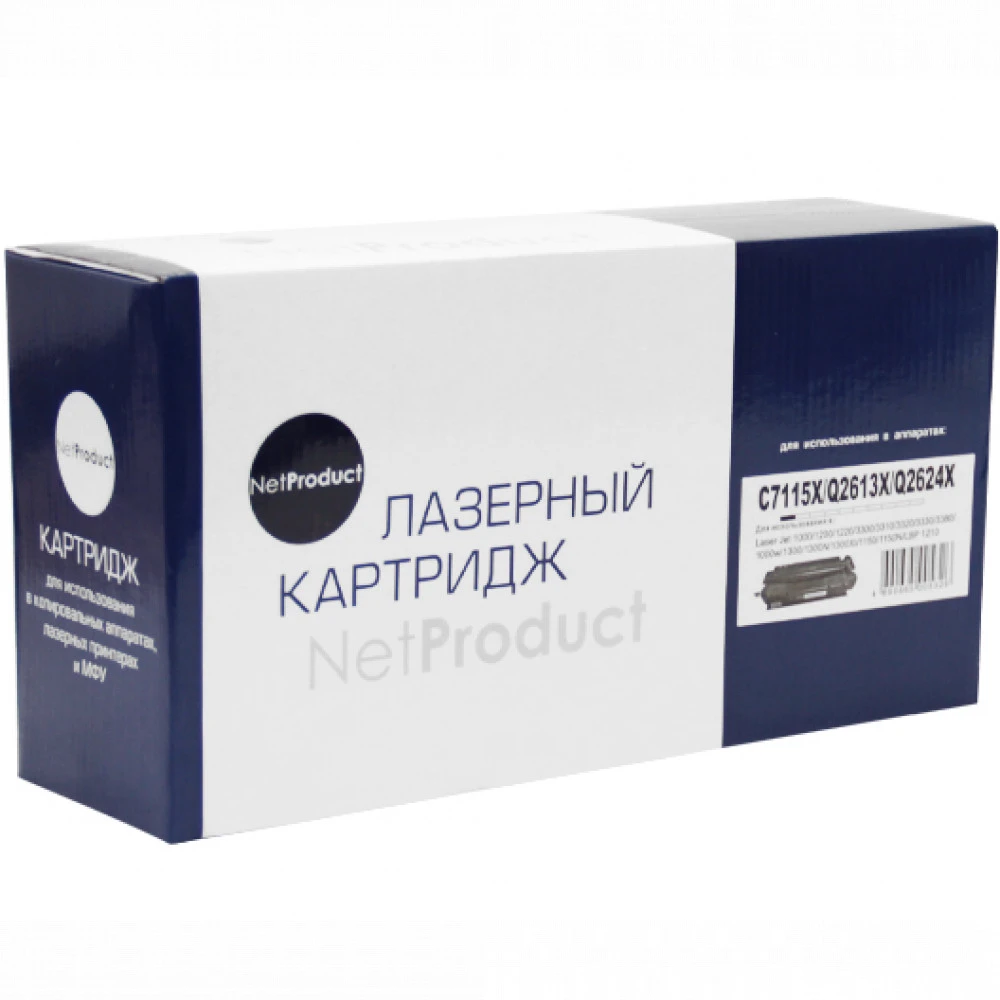 Лазерный картридж NetProduct N-C7115X/Q2613X/Q2624X 2001301612