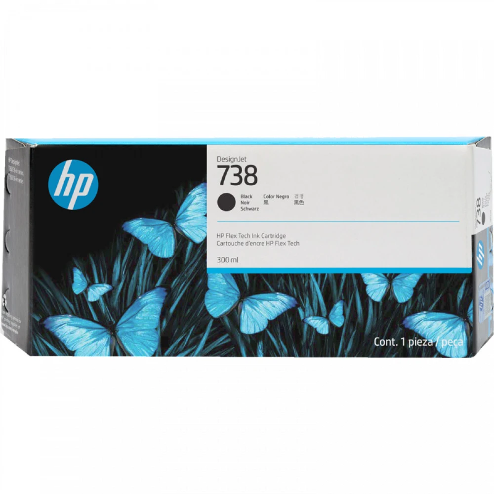 Струйный картридж HP 738 300 мл черный 498N8A