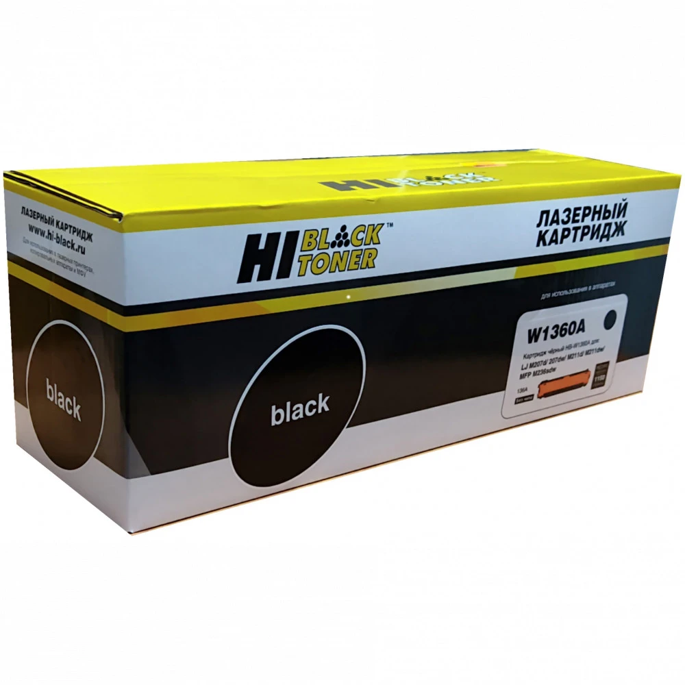 Лазерный картридж Hi-Black W1360A для LaserJet M211/MFP M236 HB-W1360A