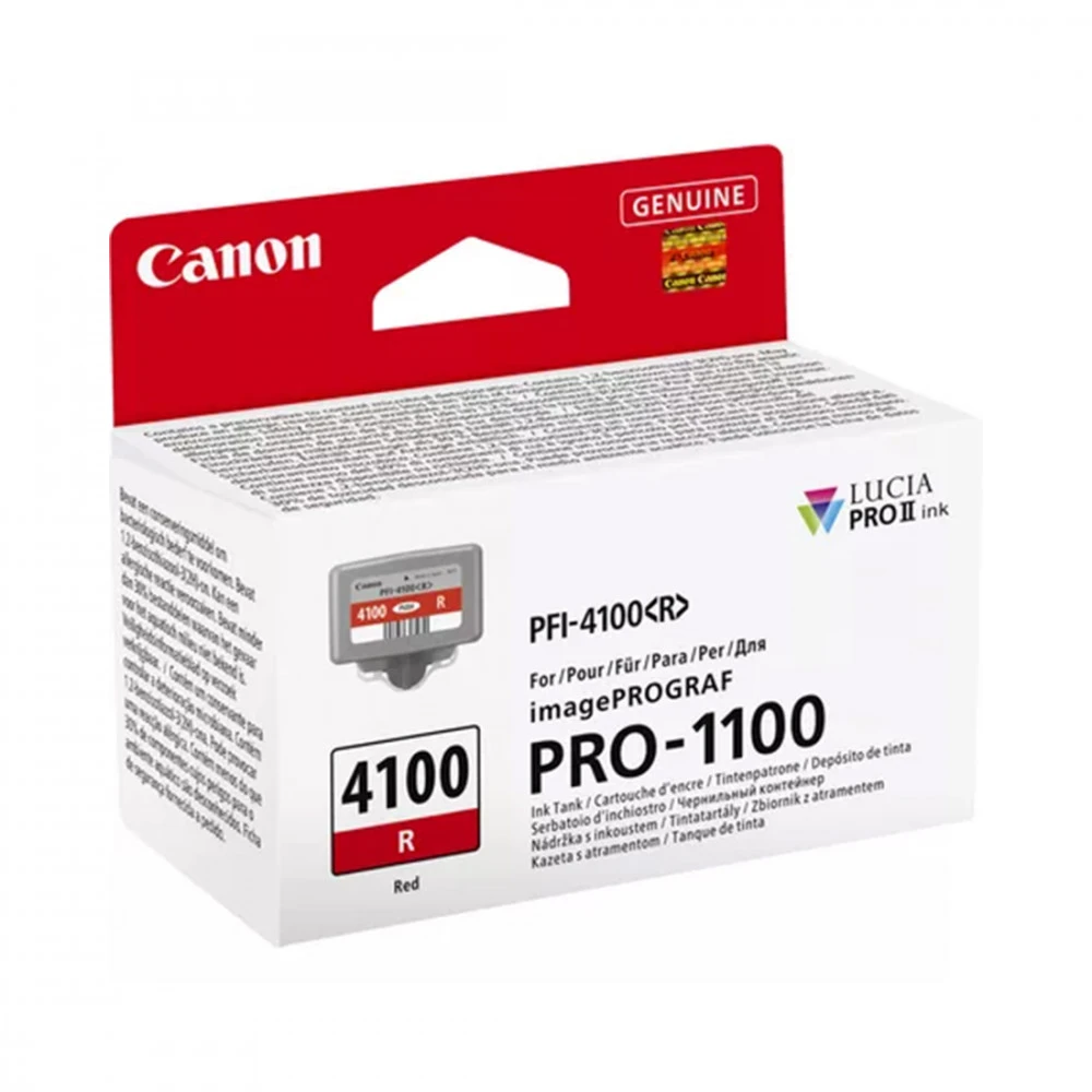 Струйный картридж Canon PFI-4100 Red 6785C001AA