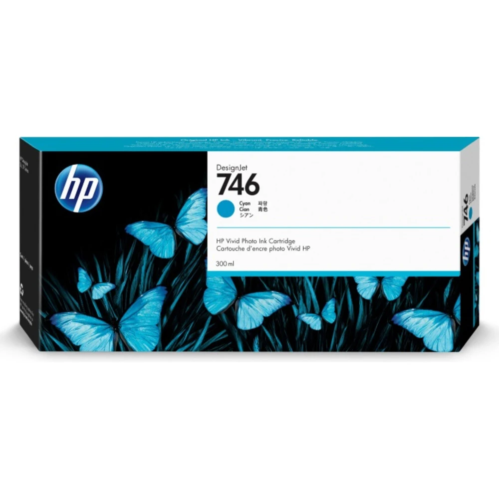 Струйный картридж HP DesignJet 746 Cyan P2V80A
