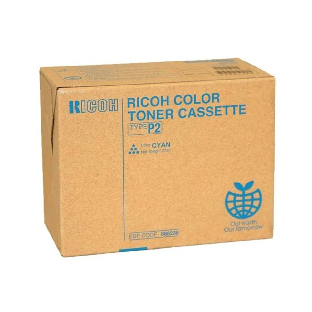 Тонер Ricoh Aficio 2228С/2232C/2238C голубой, type P2 (10K) 885485