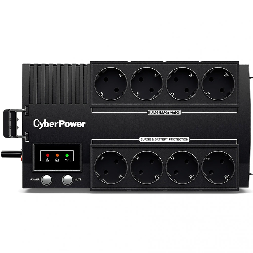 Источник бесперебойного питания CyberPower BS650E Линейно-интерактивные, Напольный (Tower), 650 ВА, 360 Вт
