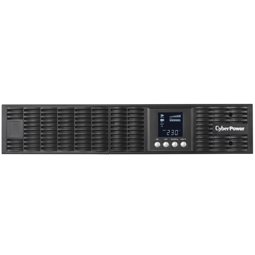 Источник бесперебойного питания CyberPower OLS1500ERT2U Двойное преобразование (On-Line), Стоечный (Rack), 1500 ВА, 1200 Вт