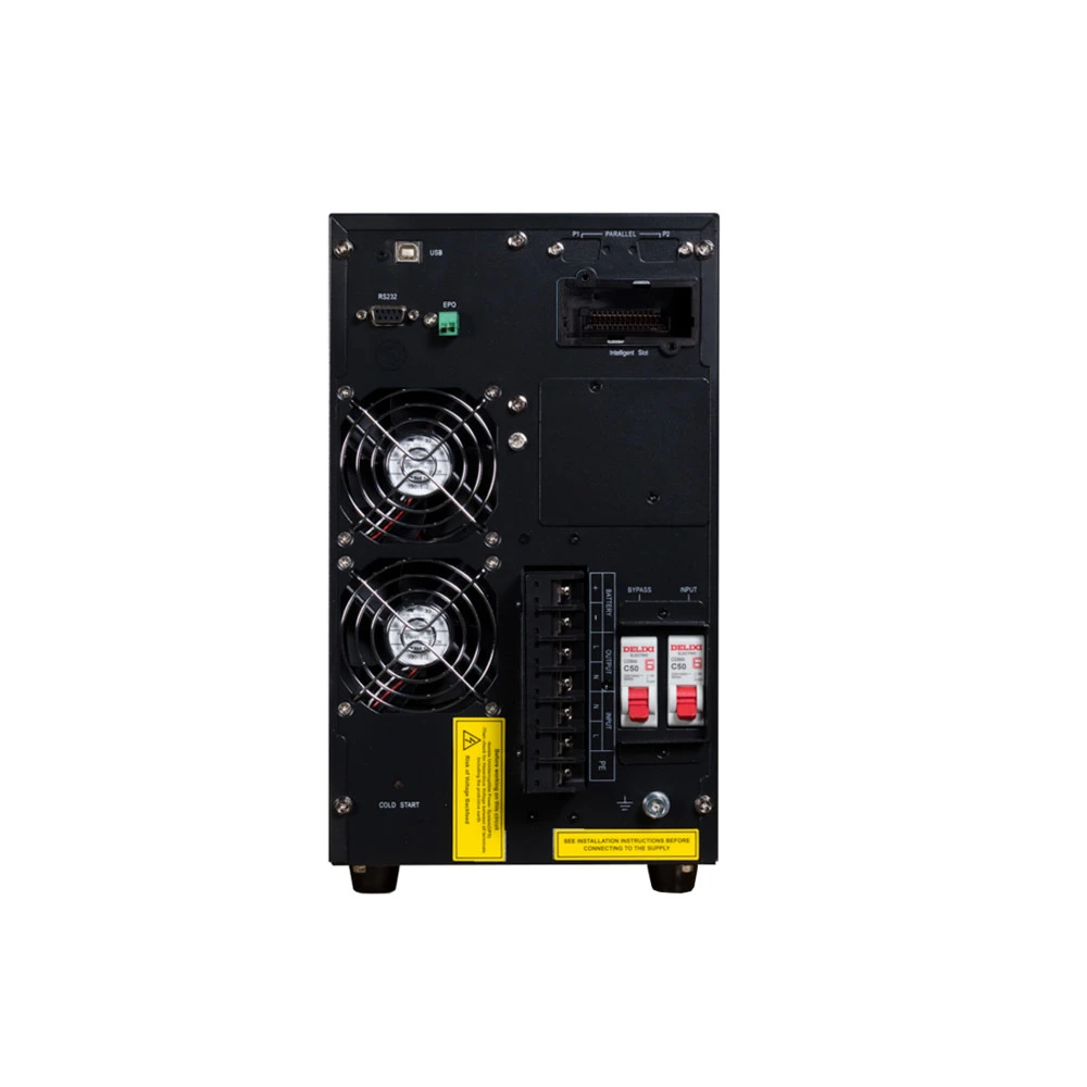 Источник бесперебойного питания SVC PTX-10KL-LCD Двойное преобразование (On-Line), Напольный (Tower), 10000 ВА, 10000 Вт