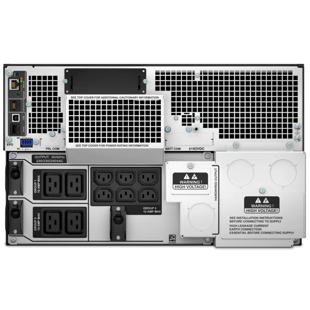 Источник бесперебойного питания APC Smart-UPS SRT SRT8KRMXLI Двойное преобразование (On-Line), Стоечный (Rack), 8000 ВА, 8000 Вт