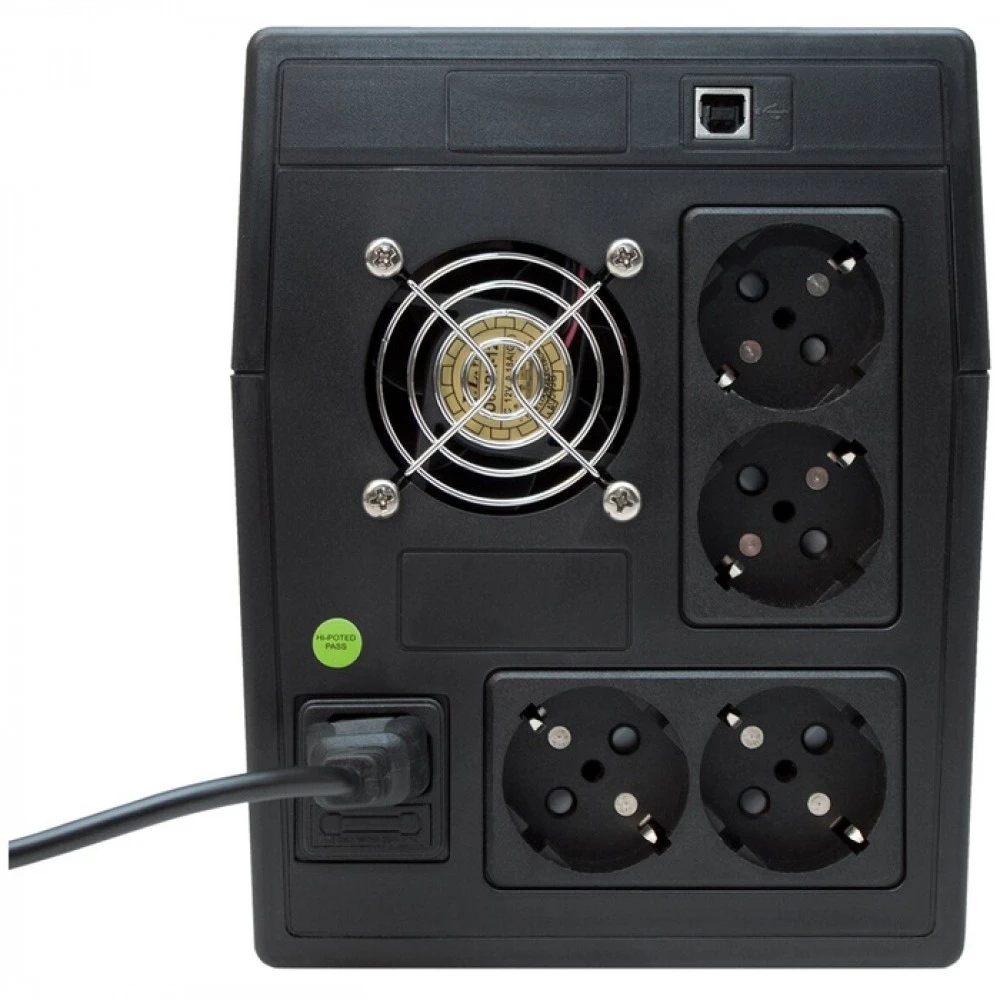 Источник бесперебойного питания Powerman Back Pro 1500 POWERMAN Back Pro 1500 Линейно-интерактивные, Напольный (Tower), 1500 ВА, 900 Вт