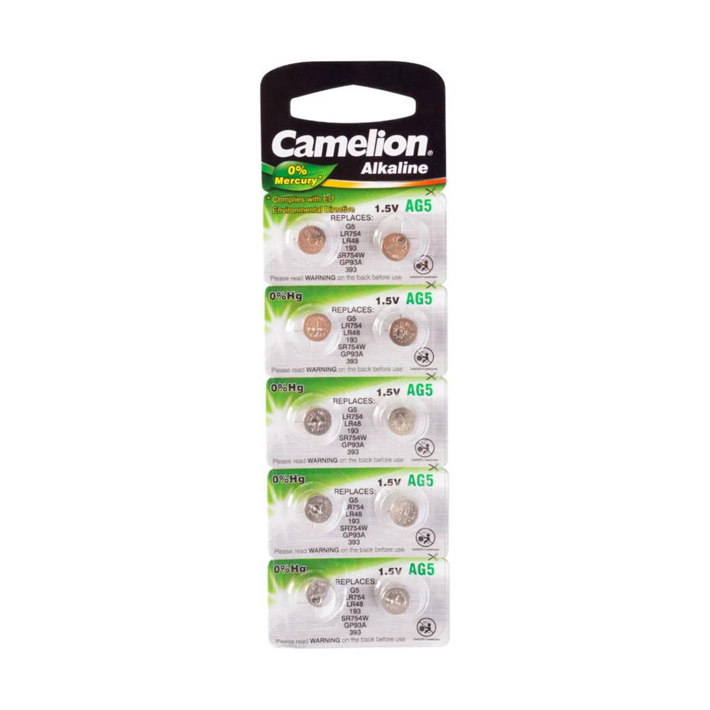 Батарейка CAMELION Alkaline AG5-BP10 - 10штук (Блистер)