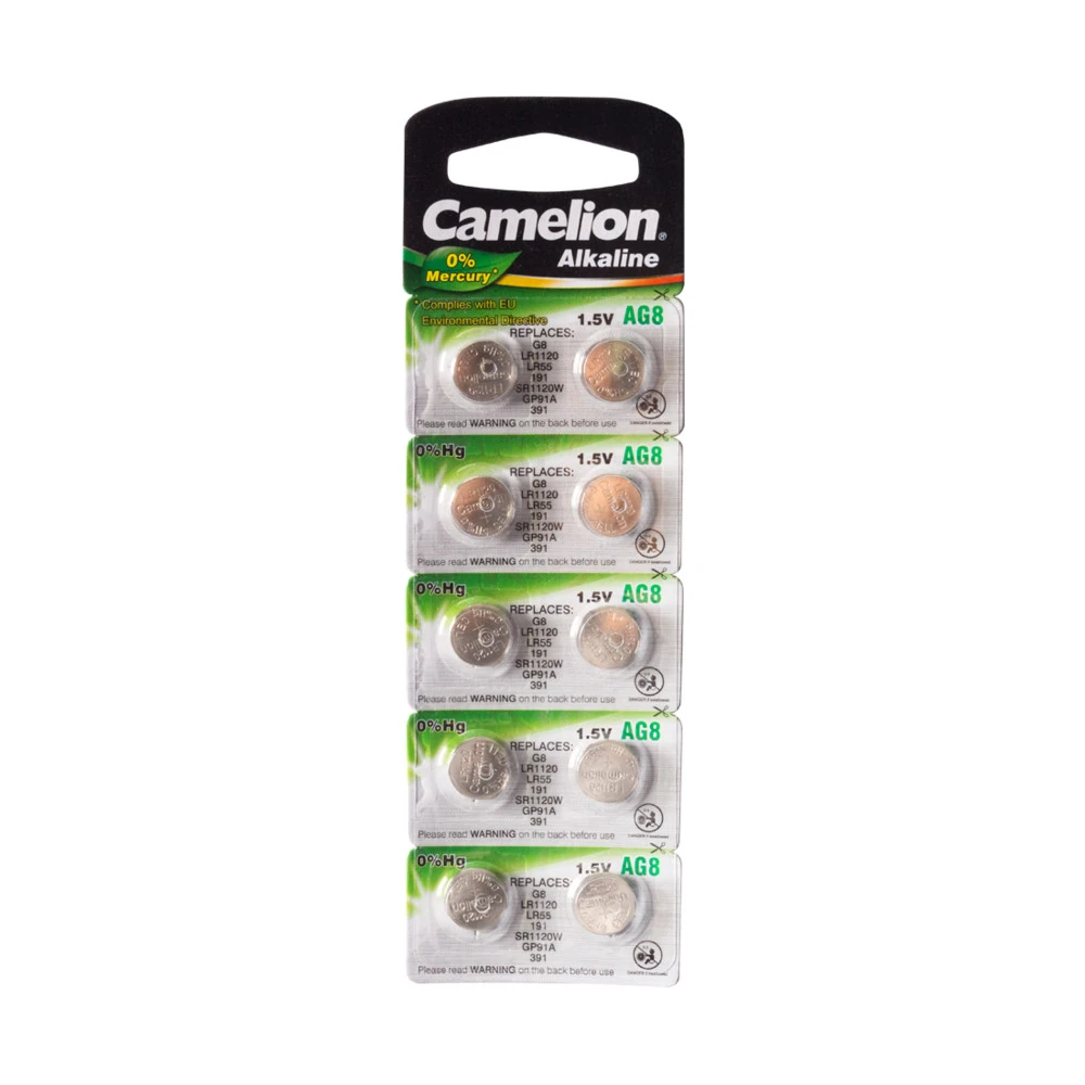 Батарейка CAMELION Alkaline AG8-BP10 - 10штук (Блистер)