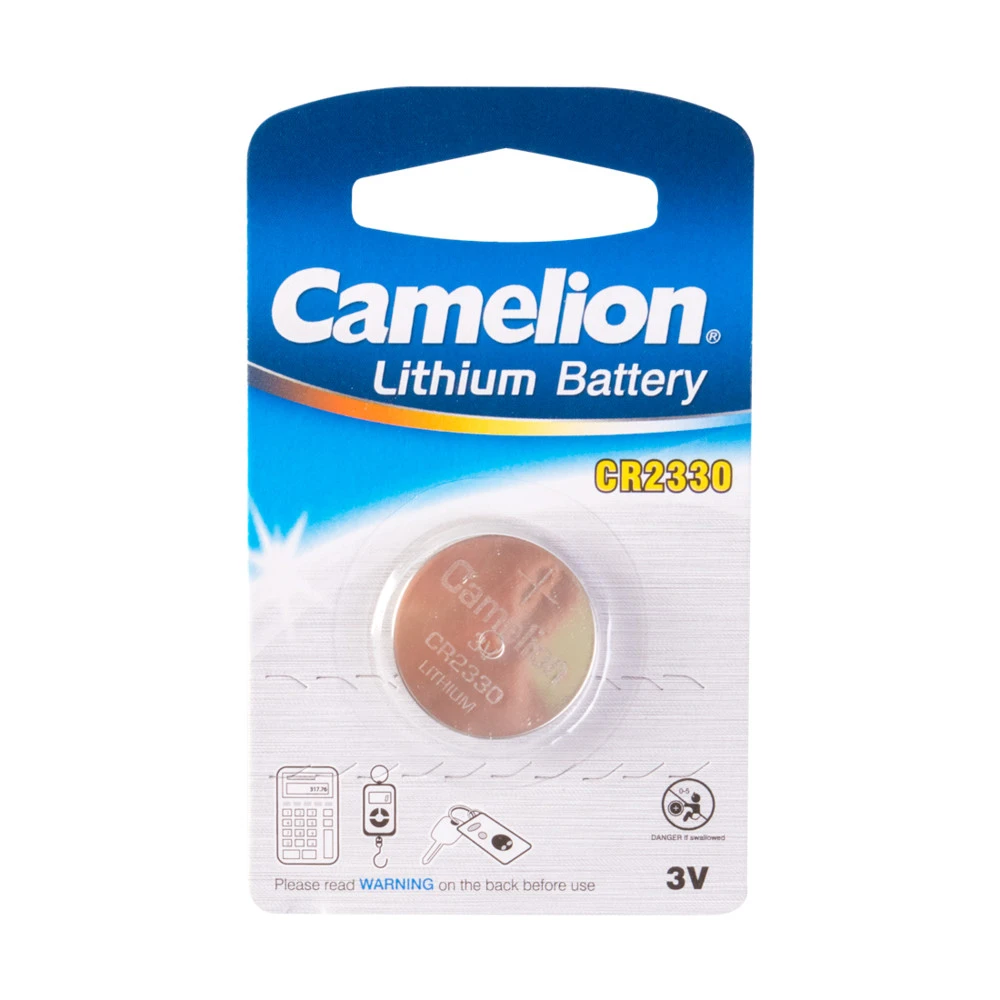 Батарейка CAMELION Lithuim CR2330-BP1 - 1штука (Блистер)