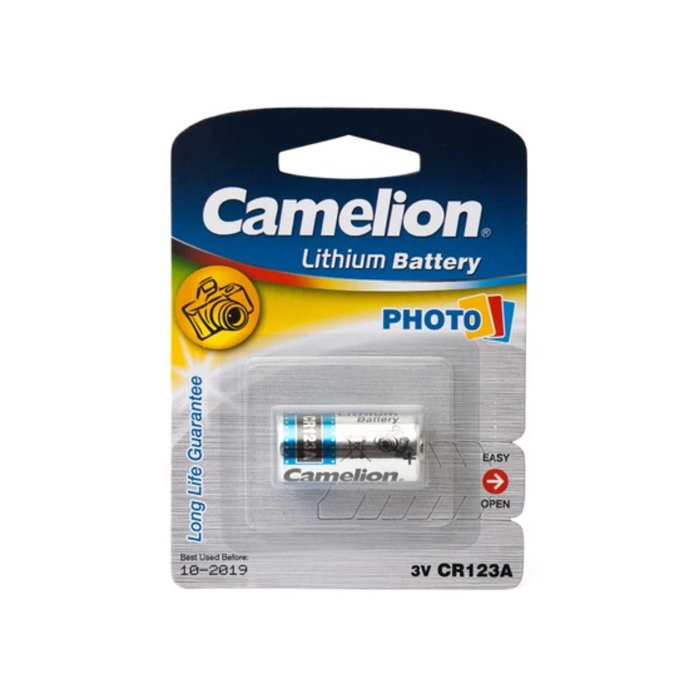Батарейка CAMELION CR123A-BP1 - 1штука (Блистер)