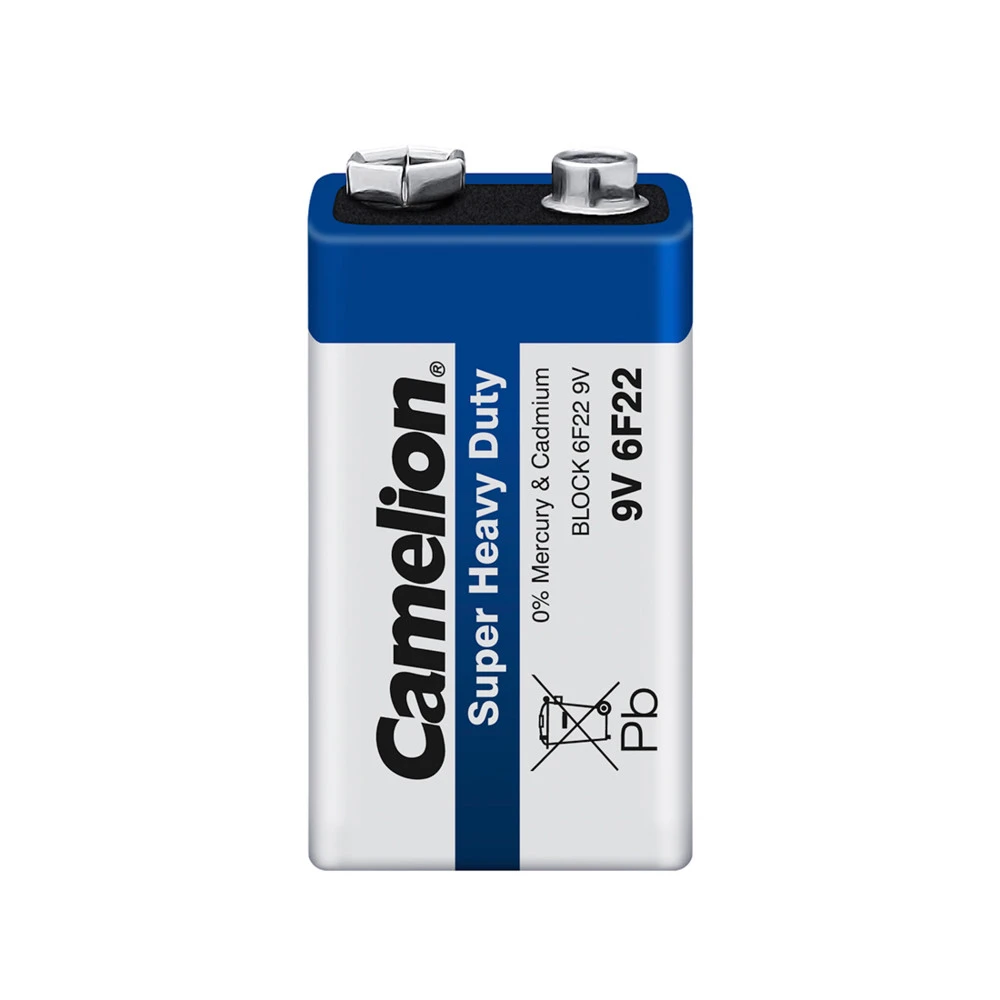 Батарейка CAMELION Super Heavy Duty 6F22-SP1B - 1штука