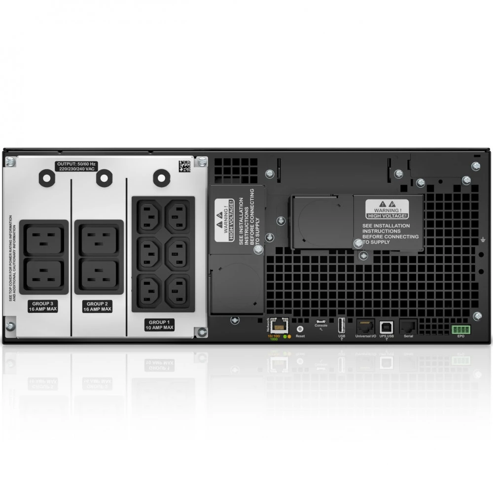 Источник бесперебойного питания APC Smart-UPS SRT 6000VA RM 230 В SRT6KRMXLI Двойное преобразование (On-Line), Стоечный (Rack), 6000 ВА, 6000 Вт