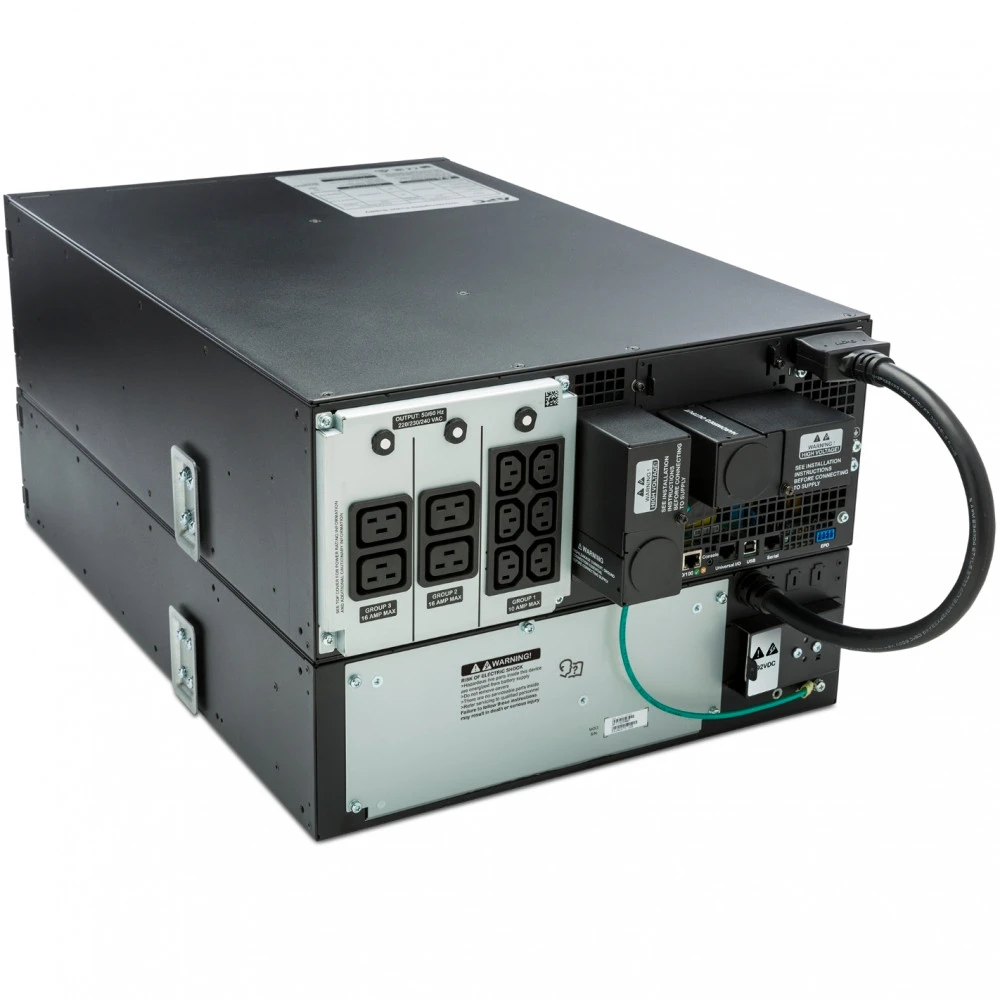 Источник бесперебойного питания APC Smart-UPS SRT 6000VA RM 230 В SRT6KRMXLI Двойное преобразование (On-Line), Стоечный (Rack), 6000 ВА, 6000 Вт
