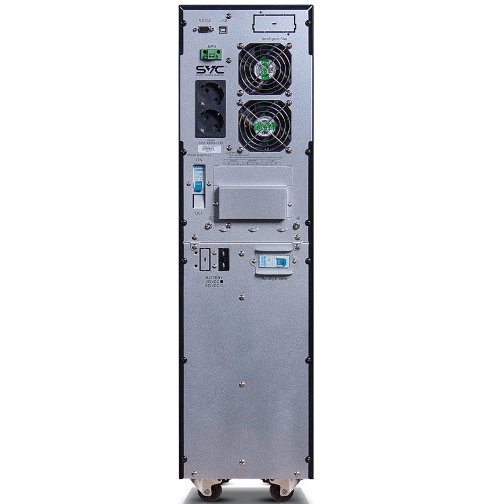 Источник бесперебойного питания SVC PT-10K Двойное преобразование (On-Line), Напольный (Tower), 10000 ВА, 10000 Вт