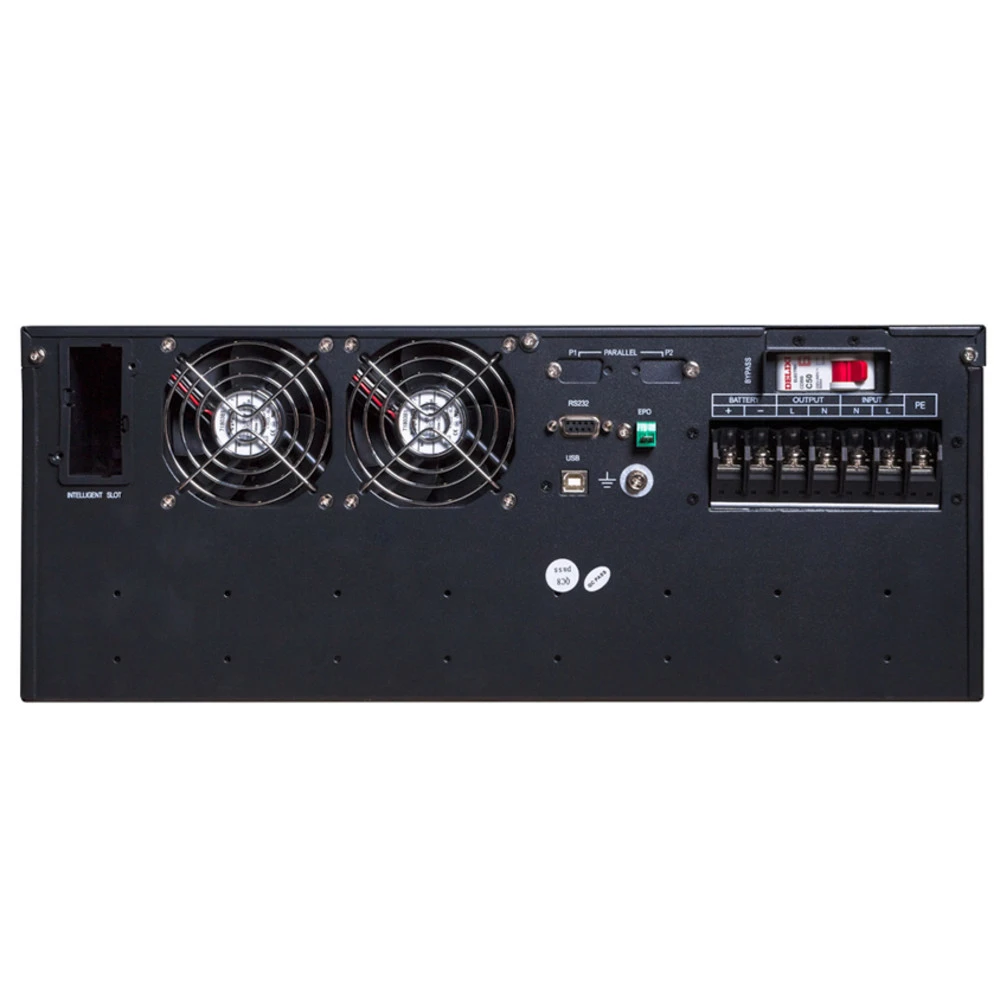Источник бесперебойного питания SVC RT-10KL-LCD Двойное преобразование (On-Line), Стоечный (Rack), 10000 ВА, 10000 Вт