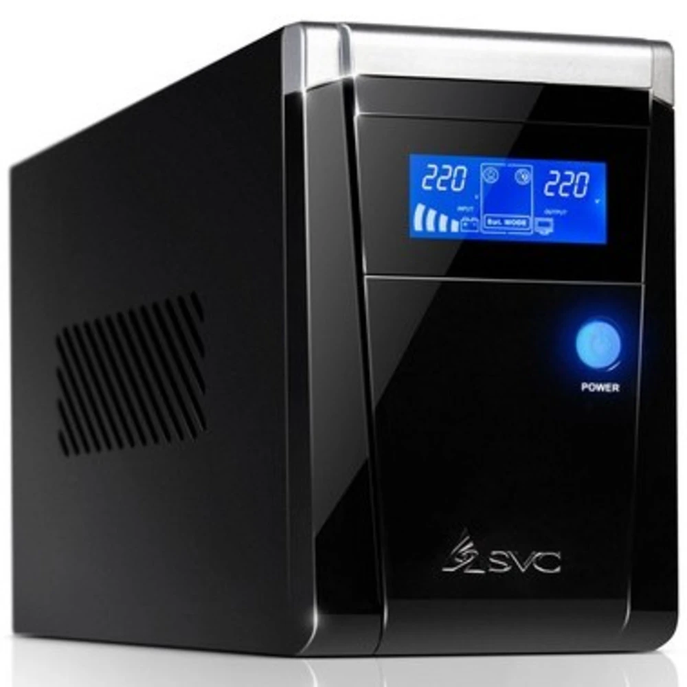 Источник бесперебойного питания SVC V-1500-F-LCD Линейно-интерактивные, Напольный (Tower), 1500 ВА, 900 Вт