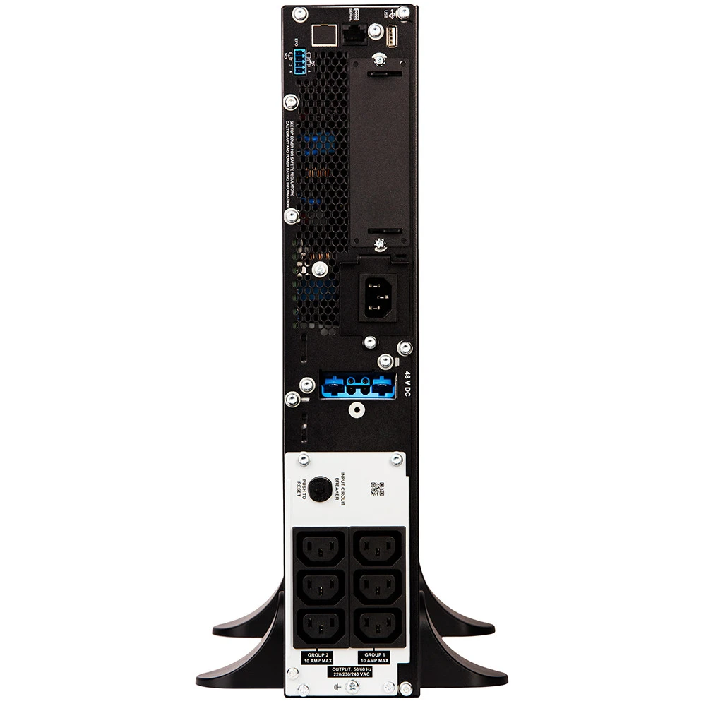 Источник бесперебойного питания APC Smart-UPS SRT1500XLI Двойное преобразование (On-Line), Стоечный (Rack), 1500 ВА, 1500 Вт