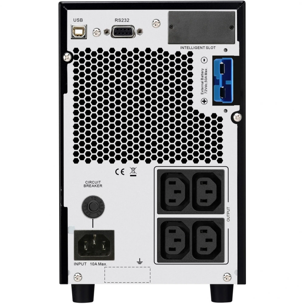 Источник бесперебойного питания APC Easy UPS with External Battery Pack SRV2KIL Двойное преобразование (On-Line), Напольный (Tower), 2000 ВА, 1600 Вт