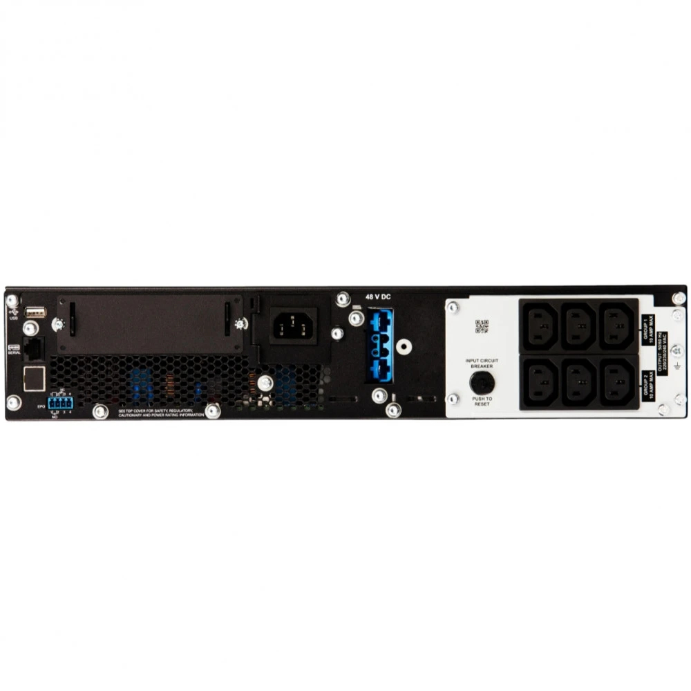 Источник бесперебойного питания APC Smart-UPS SRT SRT1000XLI Двойное преобразование (On-Line), Стоечный (Rack), 1000 ВА, 1000 Вт