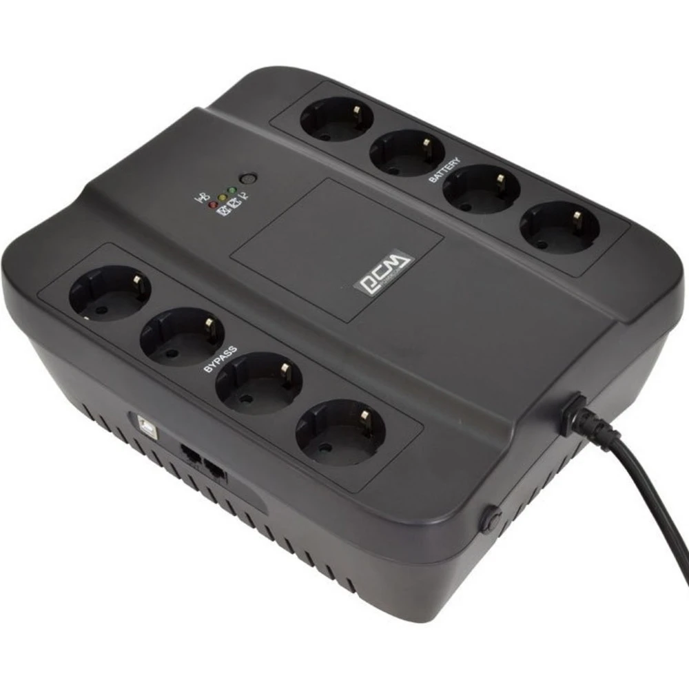 Источник бесперебойного питания Powercom Spider SPD-850E Cube SPD-850E CUBE Линейно-интерактивные, Напольный (Tower), 850 ВА, 510 Вт