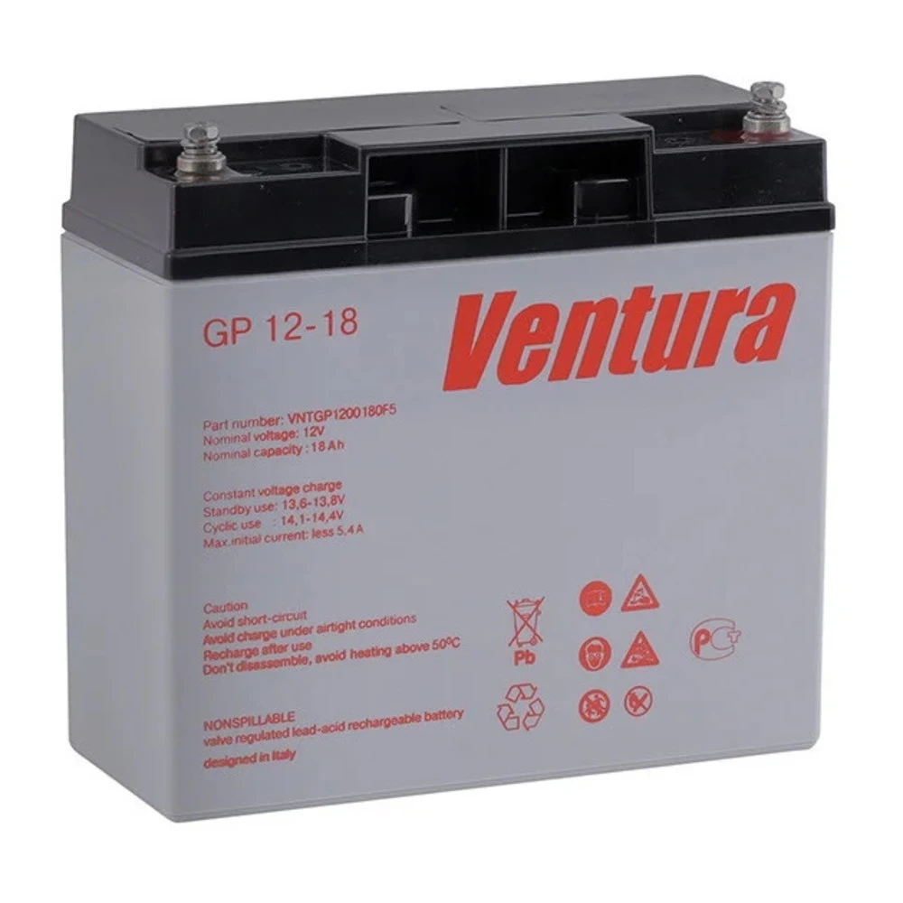 Сменные аккумуляторы АКБ для ИБП GP Аккумуляторная батарея Ventura GP 12-18 12 В