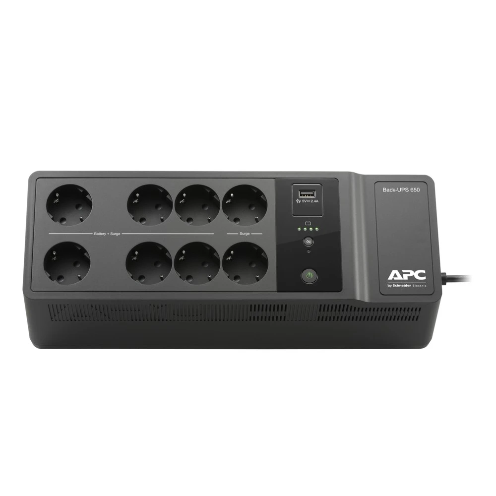 Источник бесперебойного питания APC Back-UPS 650VA BE650G2-RS Режим ожидания, Напольный (Tower), 650 ВА, 400 Вт