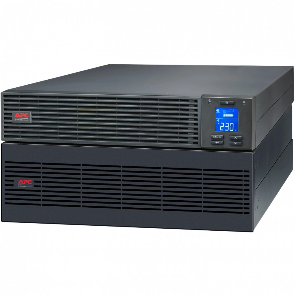 Источник бесперебойного питания APC Easy UPS SRV RM 6000VA 230V with External Battery Pack with RailKit SRV6KRILRK Двойное преобразование (On-Line), Стоечный (Rack), 6000 ВА, 6000 Вт