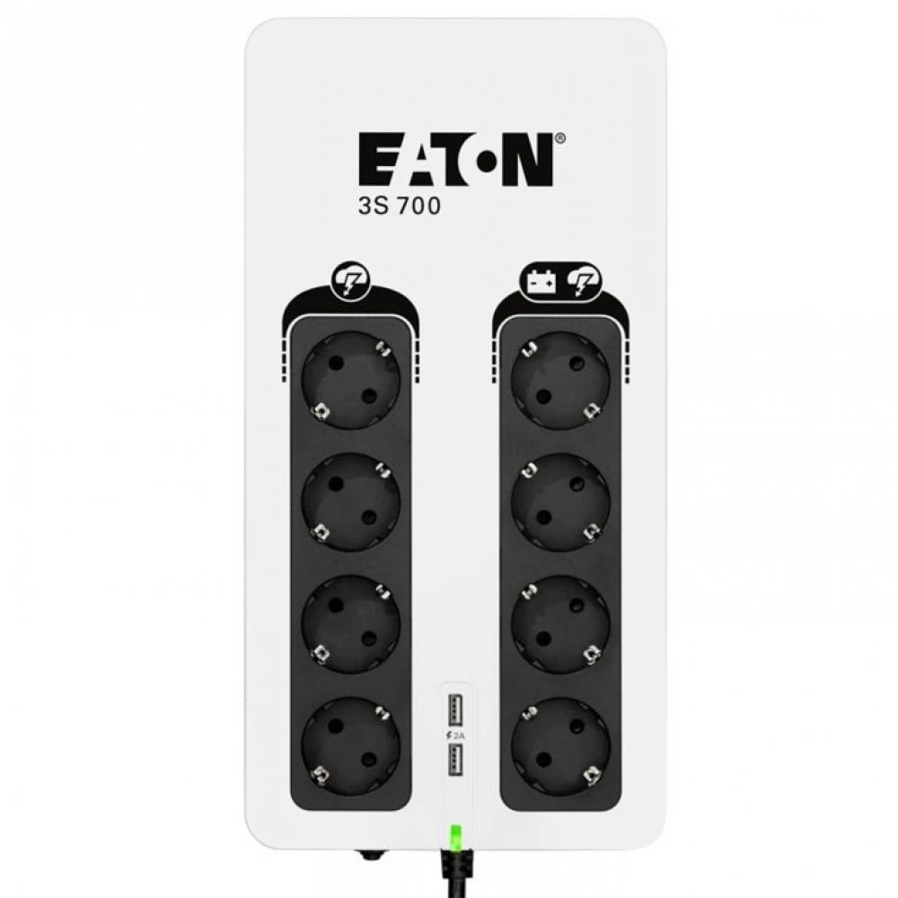 Источник бесперебойного питания Eaton Источник бесперебойного питания 3S 700 3S700D Режим ожидания, Напольный (Tower), 700 ВА, 420 Вт