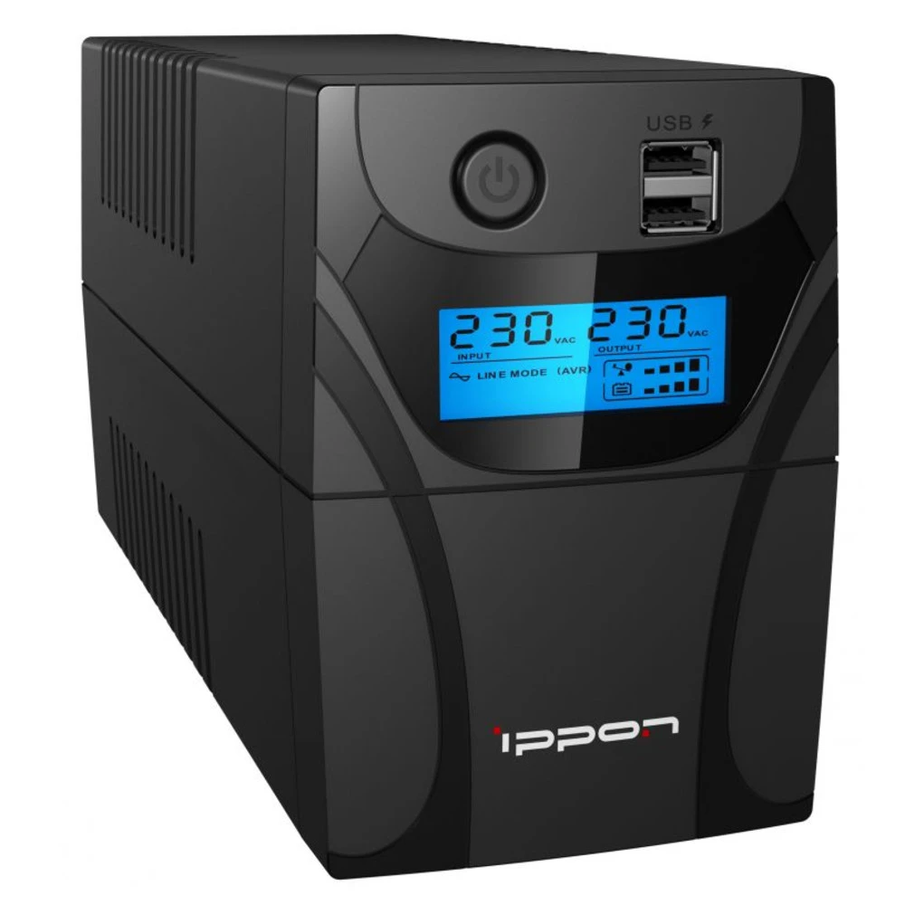 Источник бесперебойного питания IPPON Back Comfo Pro II 850 i1189990 Линейно-интерактивные, Напольный (Tower), 850 ВА, 480 Вт