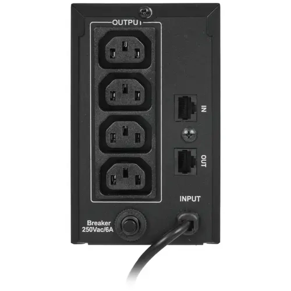 Источник бесперебойного питания ExeGate UNB-400.LED.AVR.C13.RJ EP285523RUS Линейно-интерактивные, Напольный (Tower), 400 ВА, 240 Вт