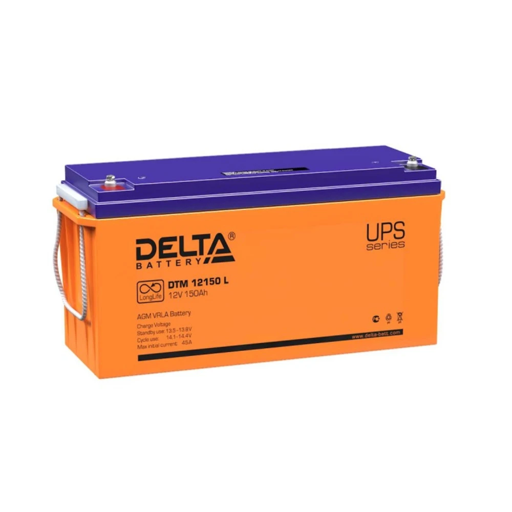 Сменные аккумуляторы АКБ для ИБП Delta Battery DTM 12150 L 12 В