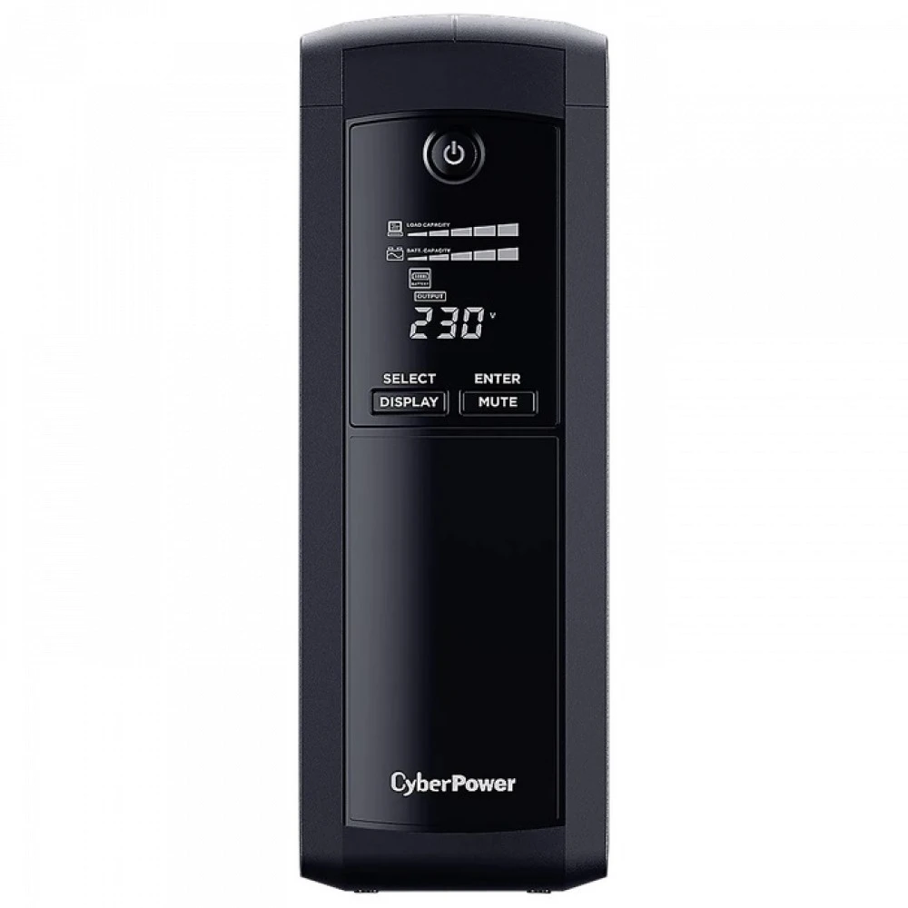 Источник бесперебойного питания CyberPower VP1600ELCD Линейно-интерактивные, Напольный (Tower), 1600 ВА, 960 Вт