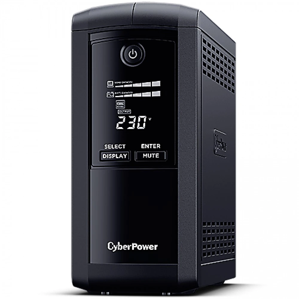 Источник бесперебойного питания CyberPower VP700EILCD Линейно-интерактивные, Напольный (Tower), 700 ВА, 390 Вт