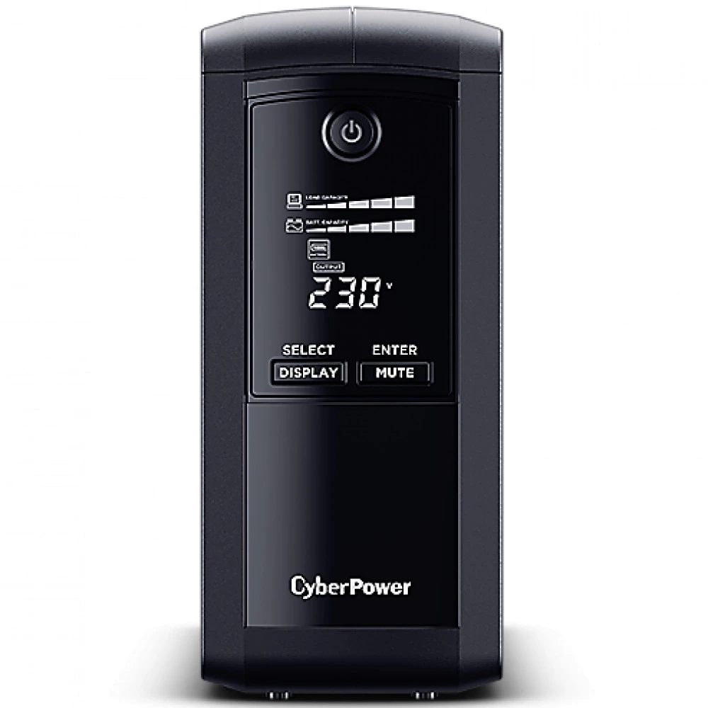 Источник бесперебойного питания CyberPower VP700EILCD Линейно-интерактивные, Напольный (Tower), 700 ВА, 390 Вт
