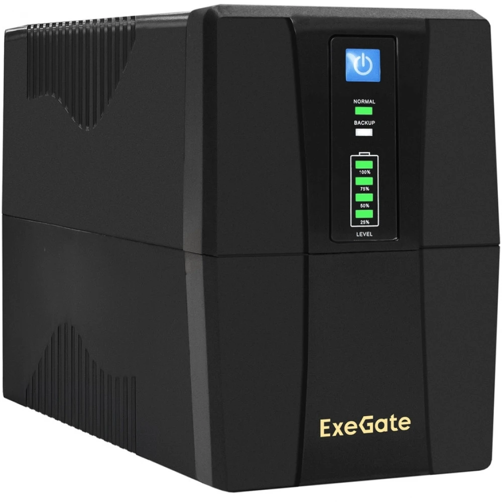Источник бесперебойного питания ExeGate Power Back BNB-850 EP285473RUS Линейно-интерактивные, Напольный (Tower), 850 ВА, 480 Вт