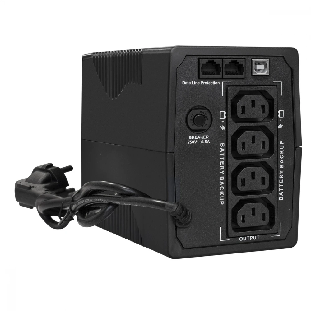 Источник бесперебойного питания ExeGate Power Smart ULB-850.LCD.AVR.4C13.RJ.USB EP285476RUS Линейно-интерактивные, Напольный (Tower), 850 ВА, 480 Вт
