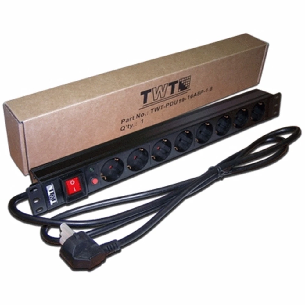 Сетевой фильтр LANMASTER Блок розеток 19 TWT-PDU19-10A8P-3.0