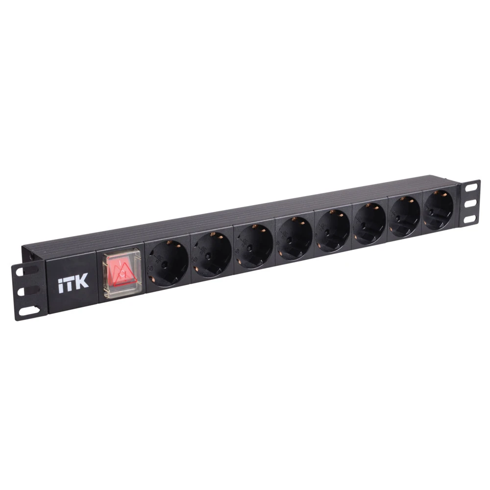 Сетевой фильтр ITK PDU 8 розеток PH12-8D3