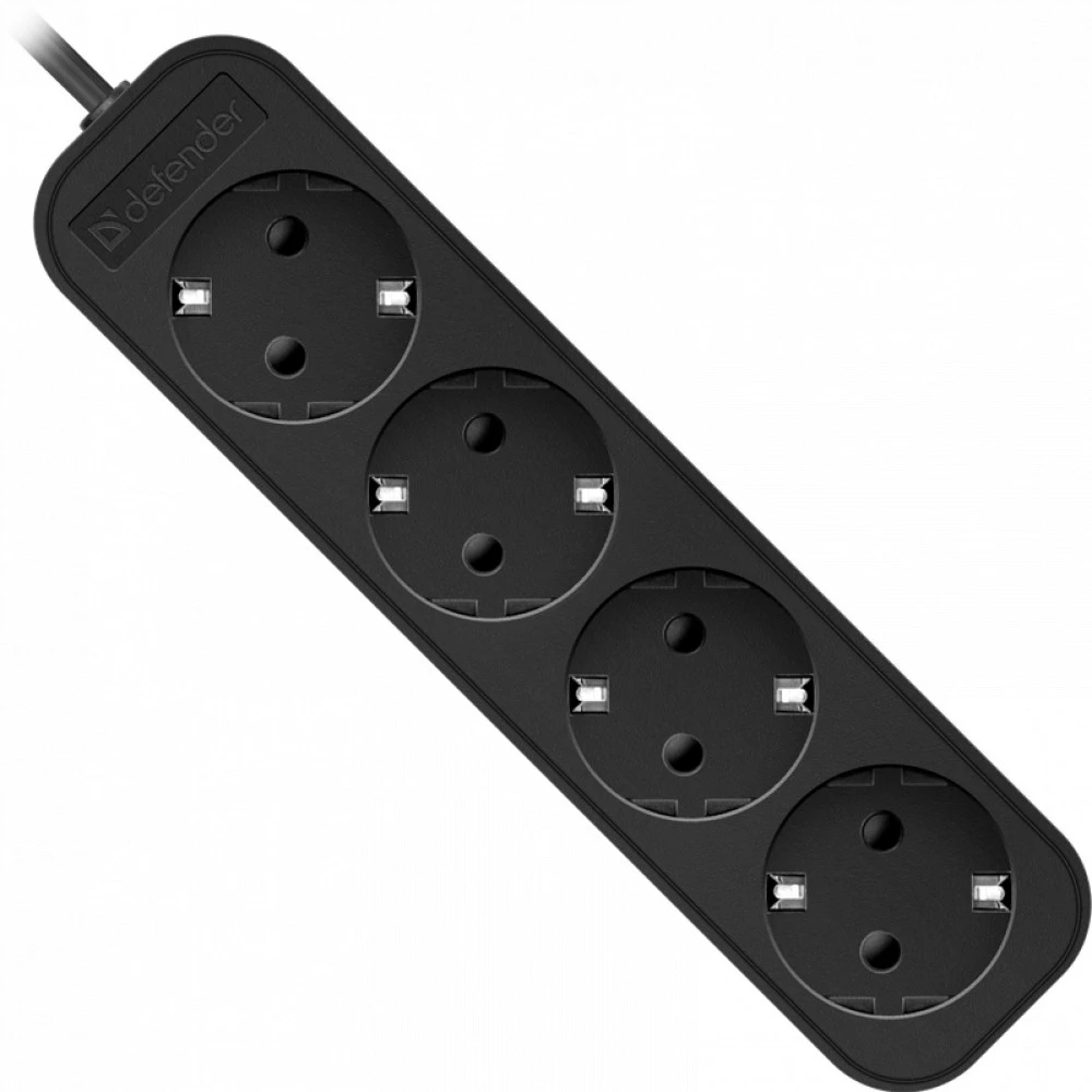 Сетевой фильтр Defender M418 1.8 м (4 розетки) 99325