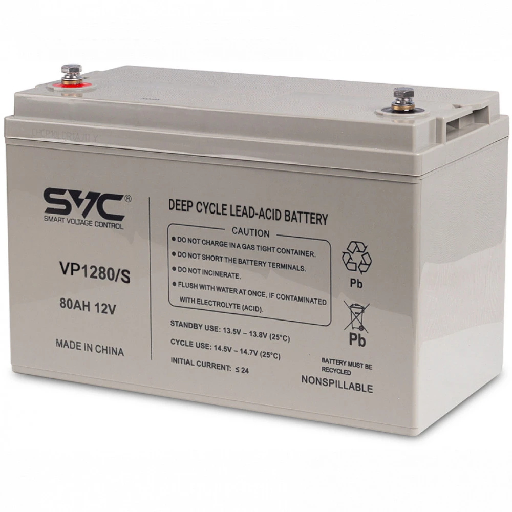 Сменные аккумуляторы АКБ для ИБП SVC VP1280/S 12 В