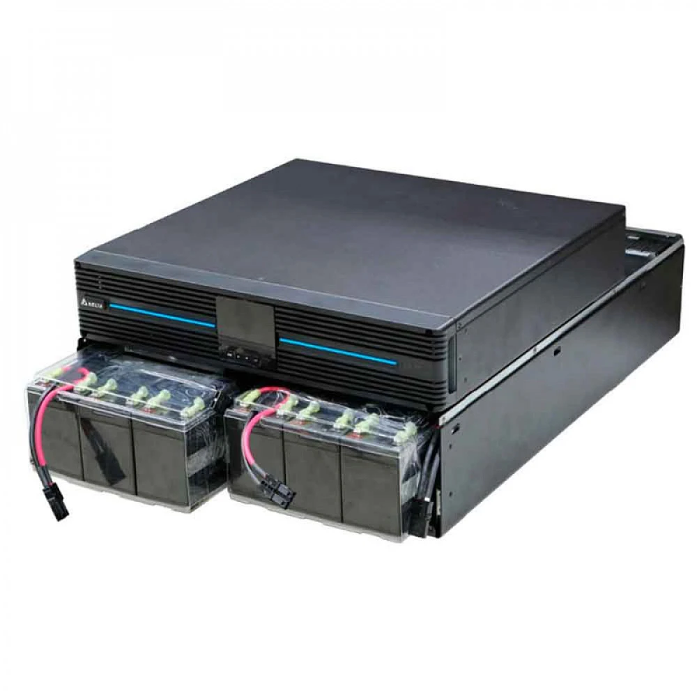 Источник бесперебойного питания Delta Battery New RT 8kVA S w/ 20x9Ah batt. & PDB UPS802R2RT0B035 Двойное преобразование (On-Line), Стоечный (Rack), 8000 ВА, 8000 Вт