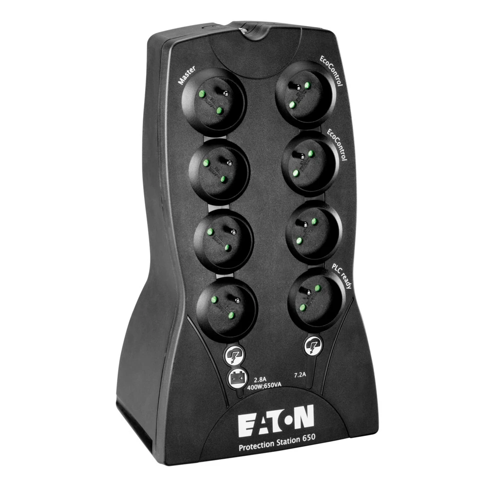 Источник бесперебойного питания Eaton Protection Station 650 DIN 61062 Линейно-интерактивные, Напольный (Tower), 650 ВА, 400 Вт