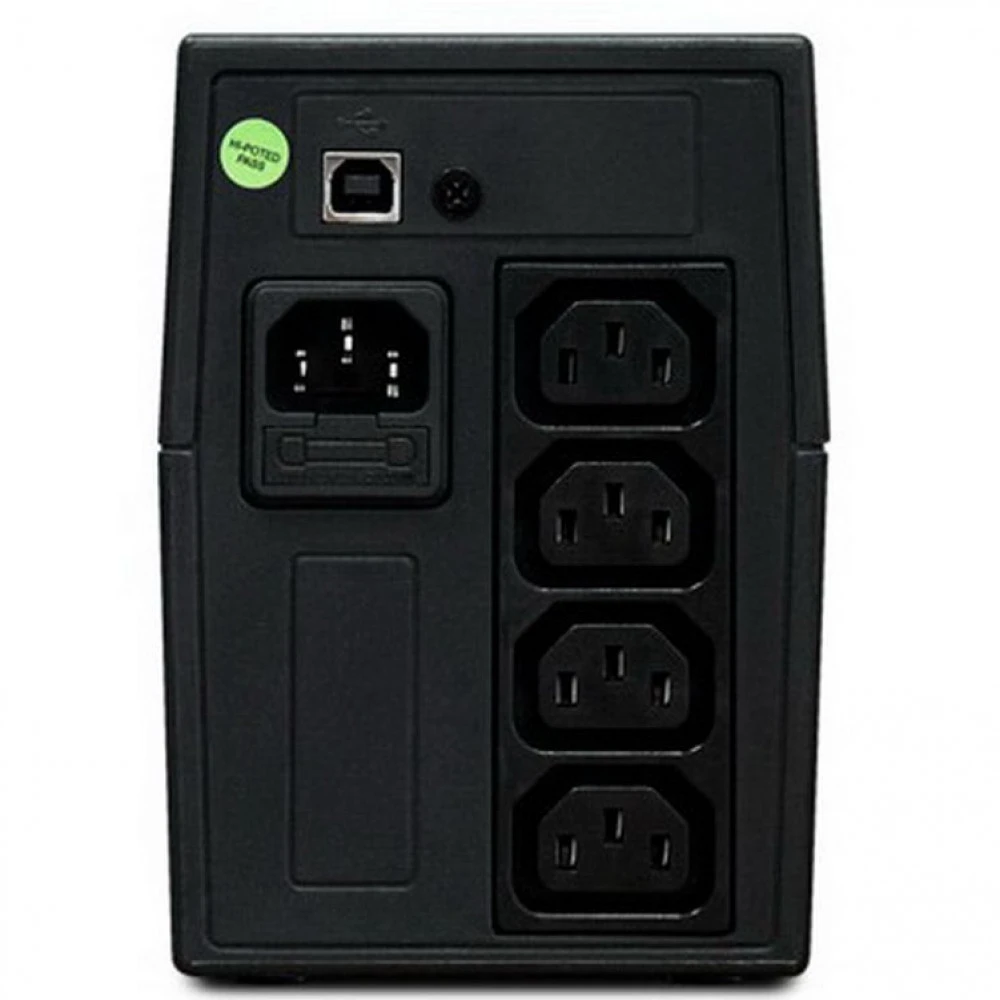 Источник бесперебойного питания Powerman UPS BackPro 650I Plus 6150952 Линейно-интерактивные, Напольный (Tower), 650 ВА, 360 Вт